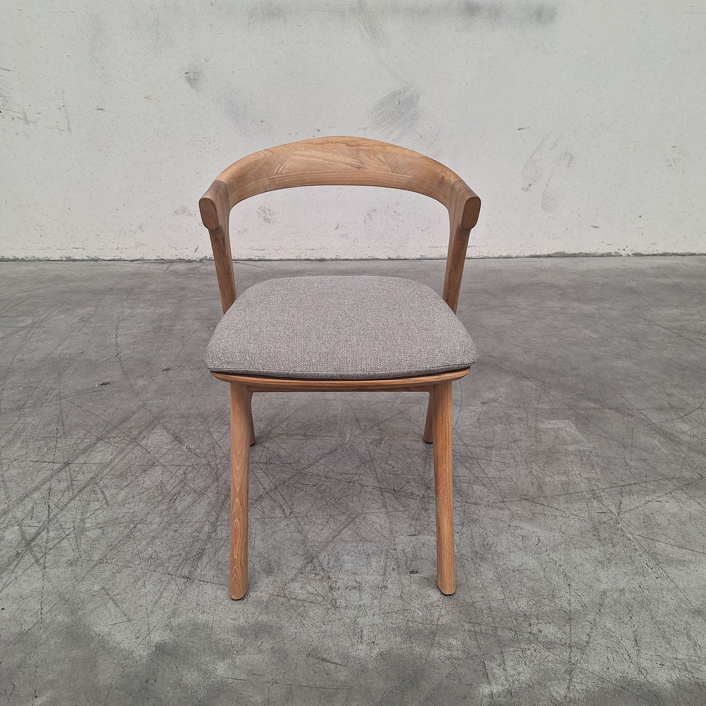 Bok outdoor dining chair - Mocha fabric
