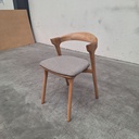 Bok outdoor dining chair - Mocha fabric