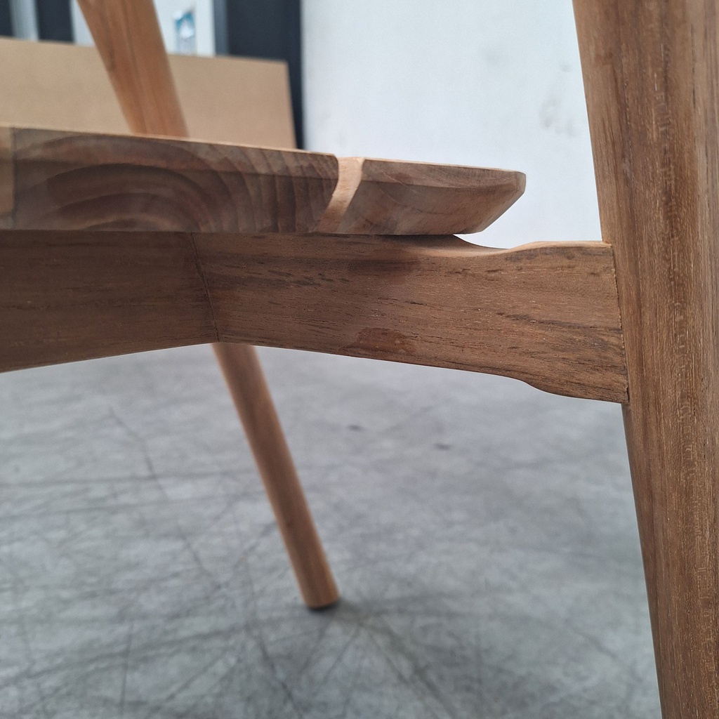 Bok outdoor dining chair - Mocha fabric