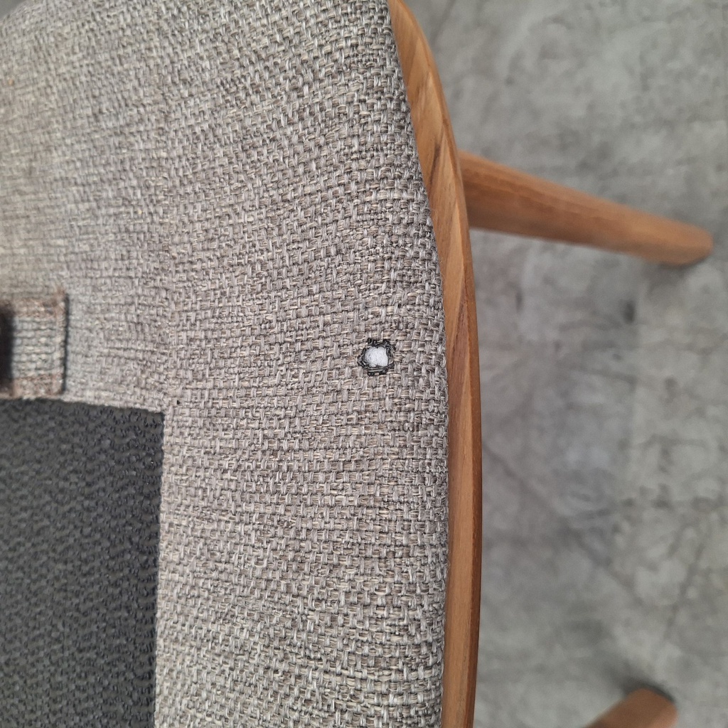 Bok outdoor dining chair - Mocha fabric