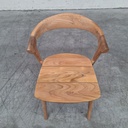 Bok outdoor dining chair - Mocha fabric