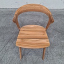 Bok outdoor dining chair with cushion