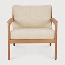 Teak Jack outdoor lounge chair with cushion