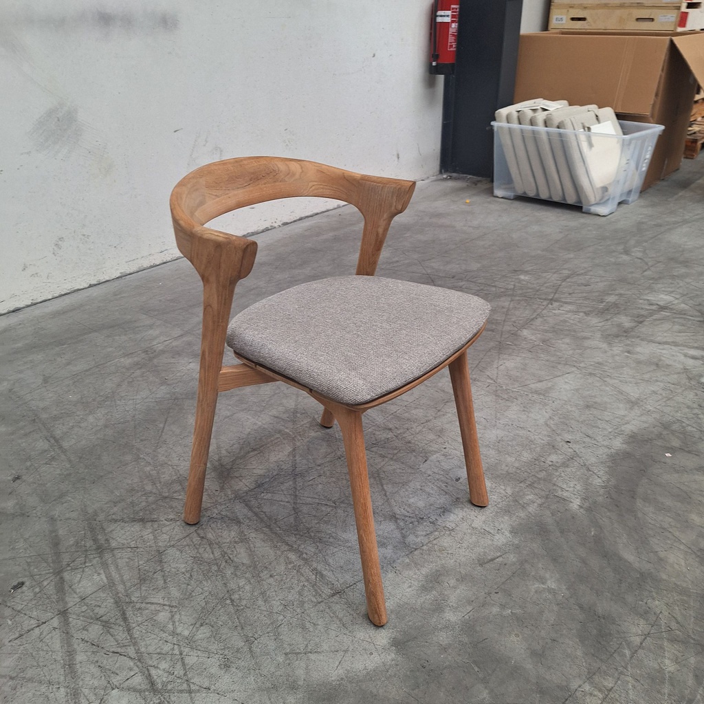 Bok outdoor dining chair - Mocha fabric