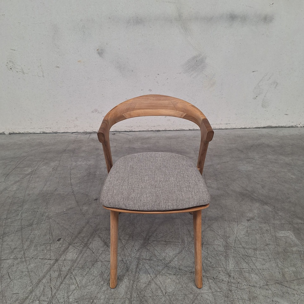 Bok outdoor dining chair - Mocha fabric