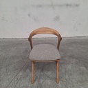 Bok outdoor dining chair - Mocha fabric