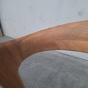 Bok outdoor dining chair - Mocha fabric