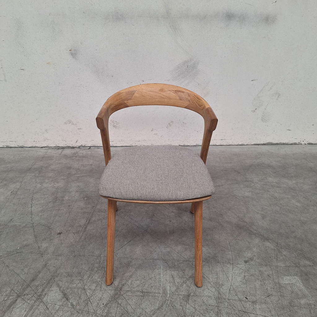 Bok outdoor dining chair - Mocha fabric