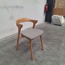 Bok outdoor dining chair - Mocha fabric