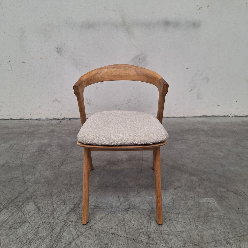 Bok outdoor dining chair with cushion