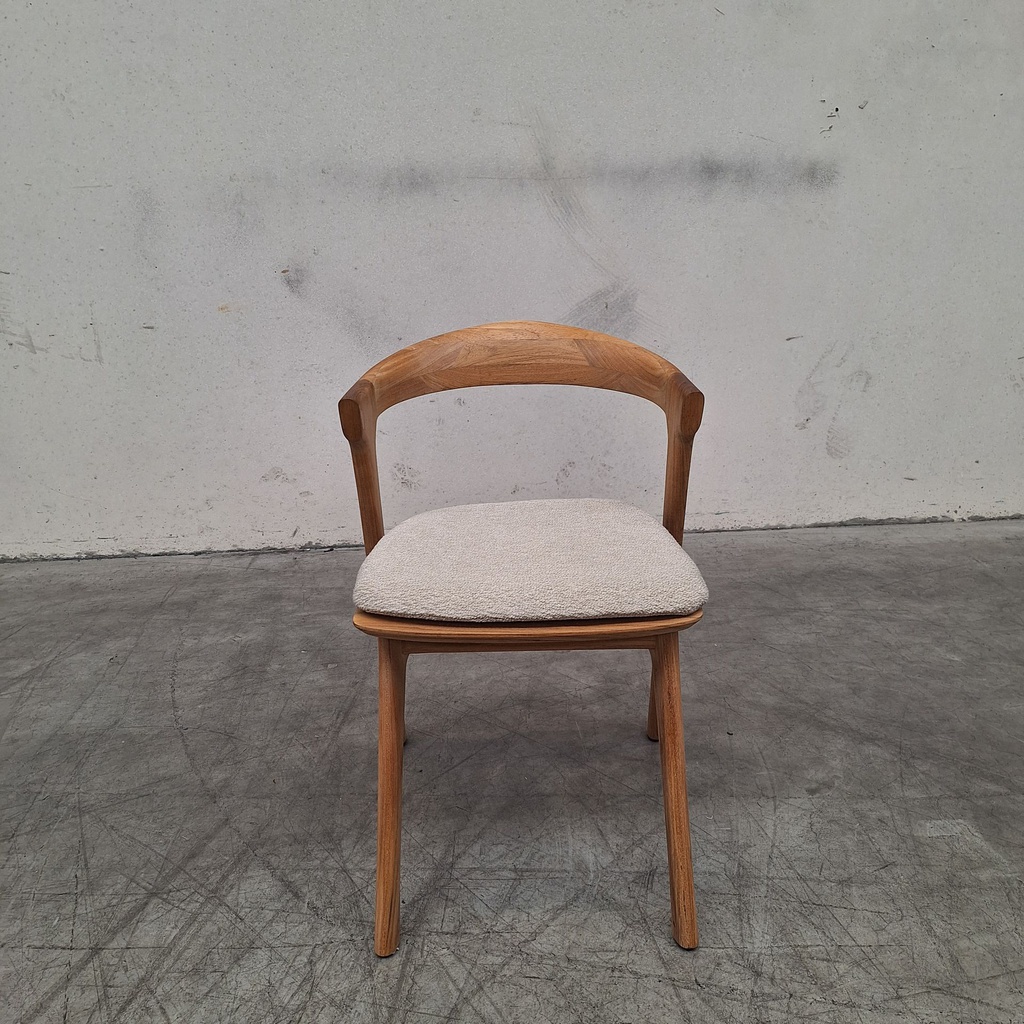 Bok outdoor dining chair with cushion