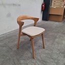 Bok outdoor dining chair with cushion