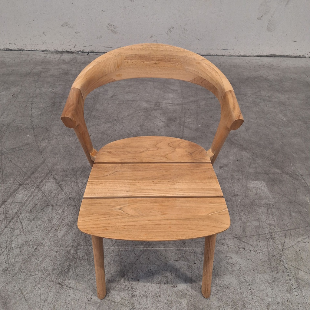 Bok outdoor dining chair with cushion