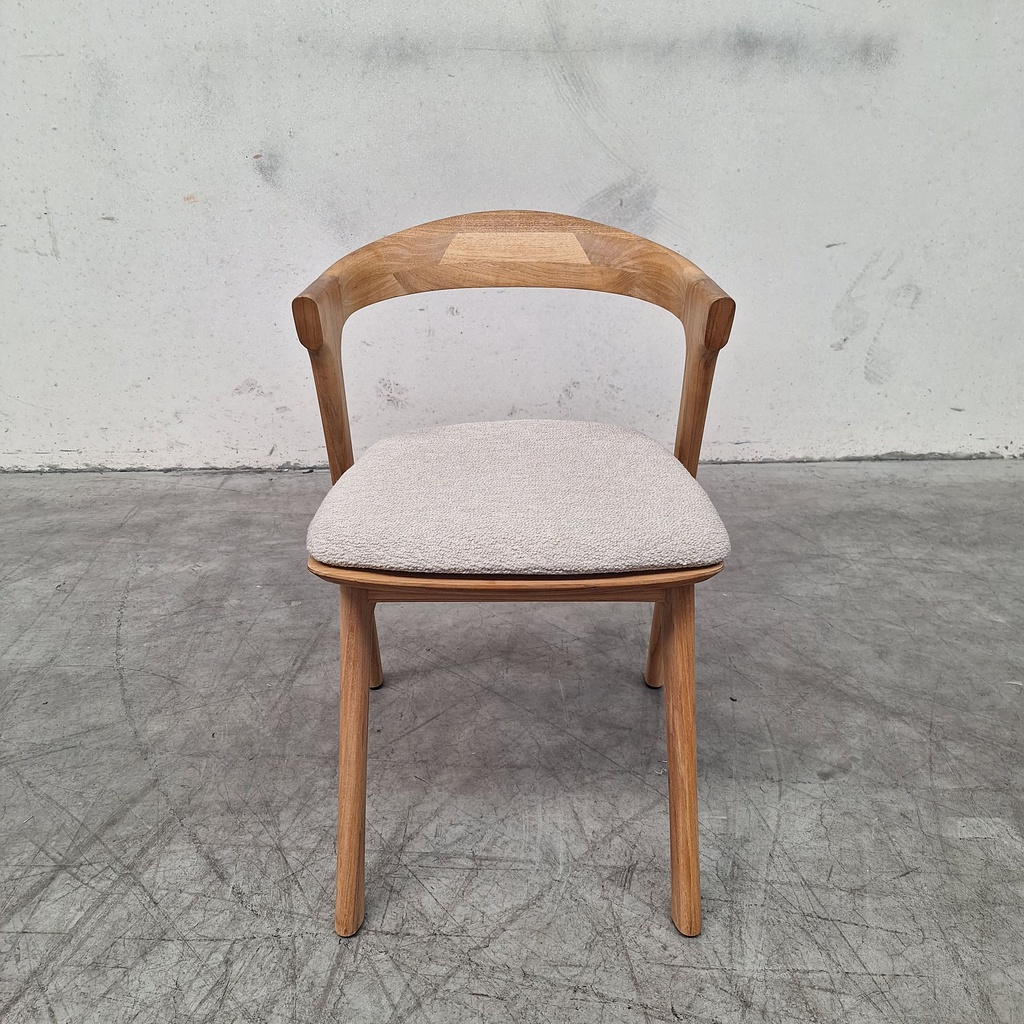 Bok outdoor dining chair with cushion