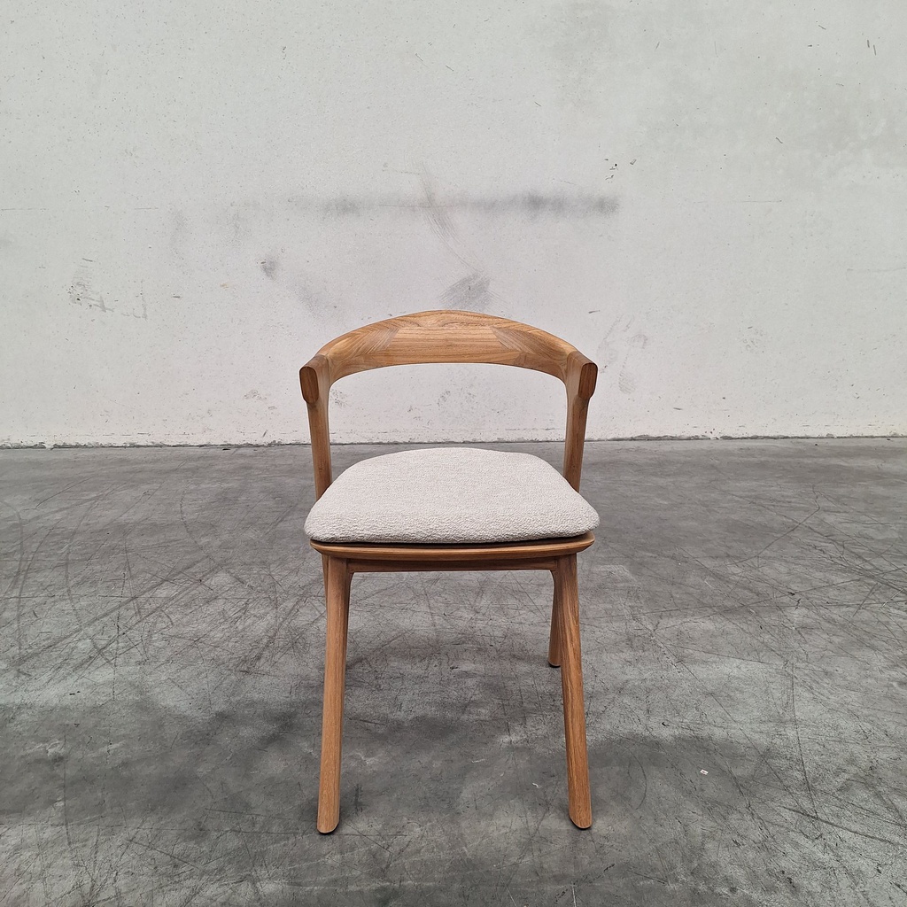Bok outdoor dining chair with cushion