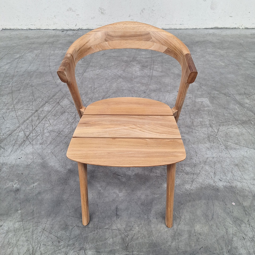 Bok outdoor dining chair with cushion