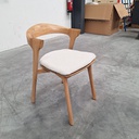 Bok outdoor dining chair with cushion