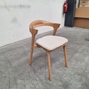 Bok outdoor dining chair with cushion
