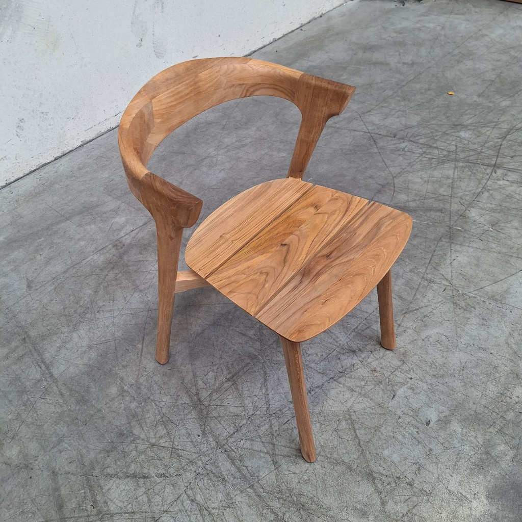 Bok outdoor dining chair with cushion