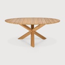 Circle outdoor dining table