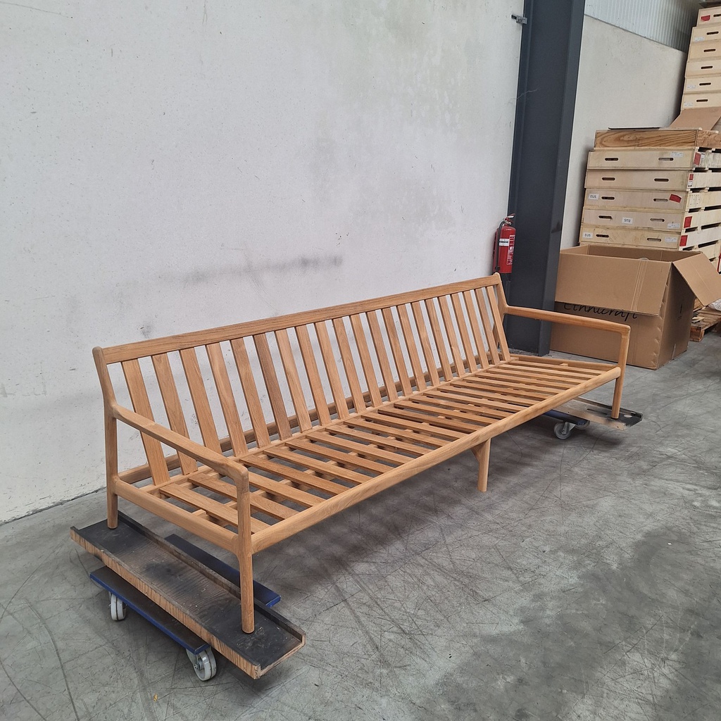 Jack outdoor 3-seater sofa with cushion