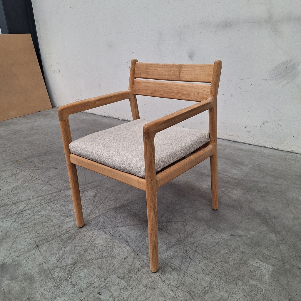 Jack outdoor dining chair with cushion
