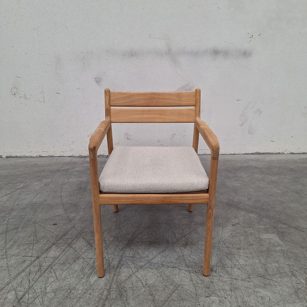 Jack outdoor dining chair with cushion