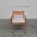 Jack outdoor dining chair with cushion