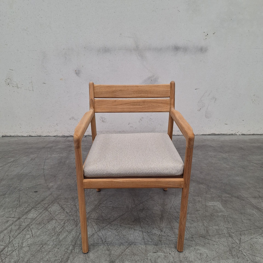 Jack outdoor dining chair with cushion