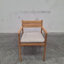 Jack outdoor dining chair with cushion