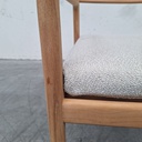 Jack outdoor dining chair with cushion