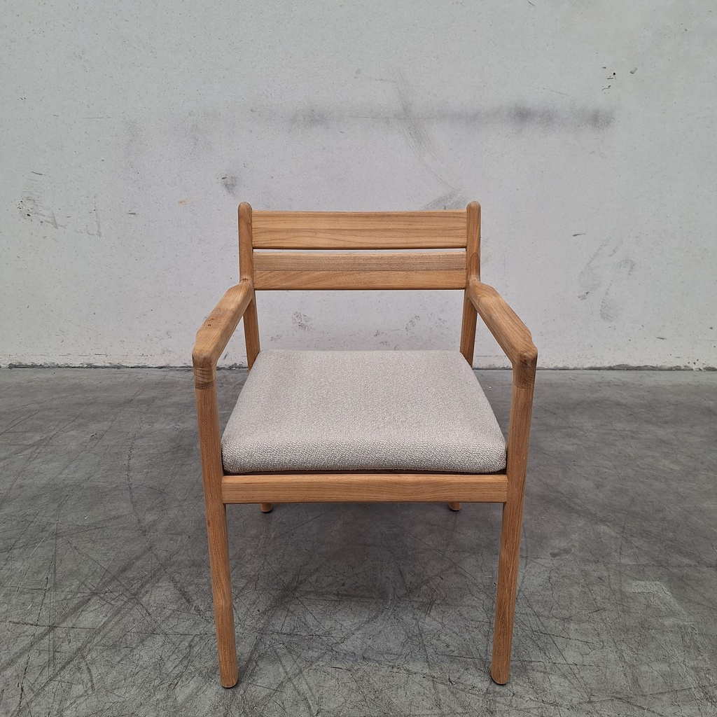 Jack outdoor dining chair with cushion