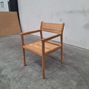 Jack outdoor dining chair with cushion