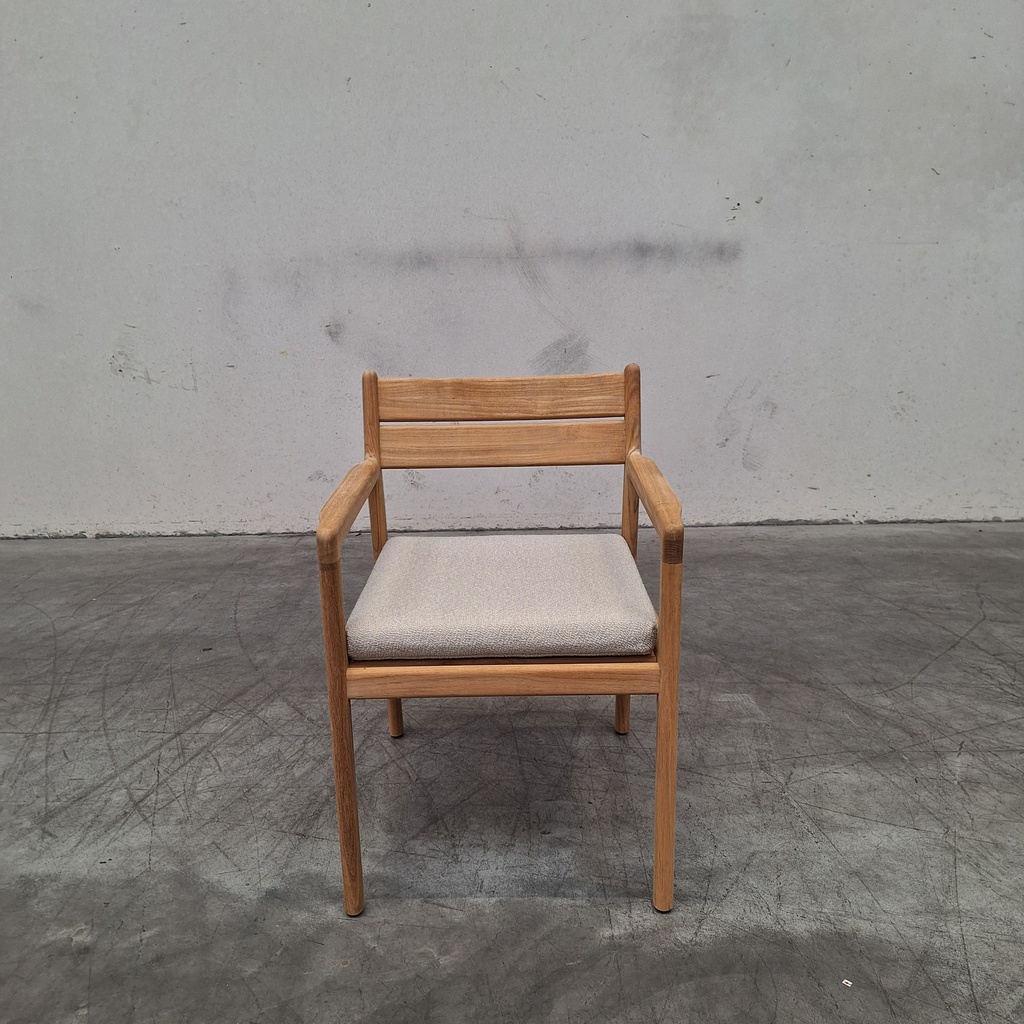 Jack outdoor dining chair with cushion