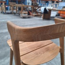 Bok outdoor dining chair with cushion