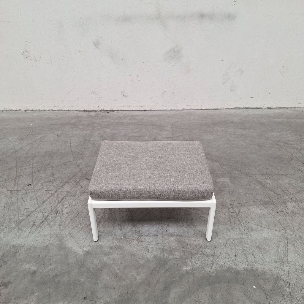 Jack outdoor footstool with cushion