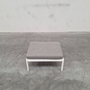 Jack outdoor footstool with cushion