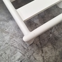 Jack outdoor footstool with cushion