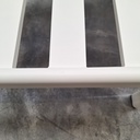 Jack outdoor footstool with cushion