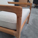 Jack outdoor lounge chair with cushion