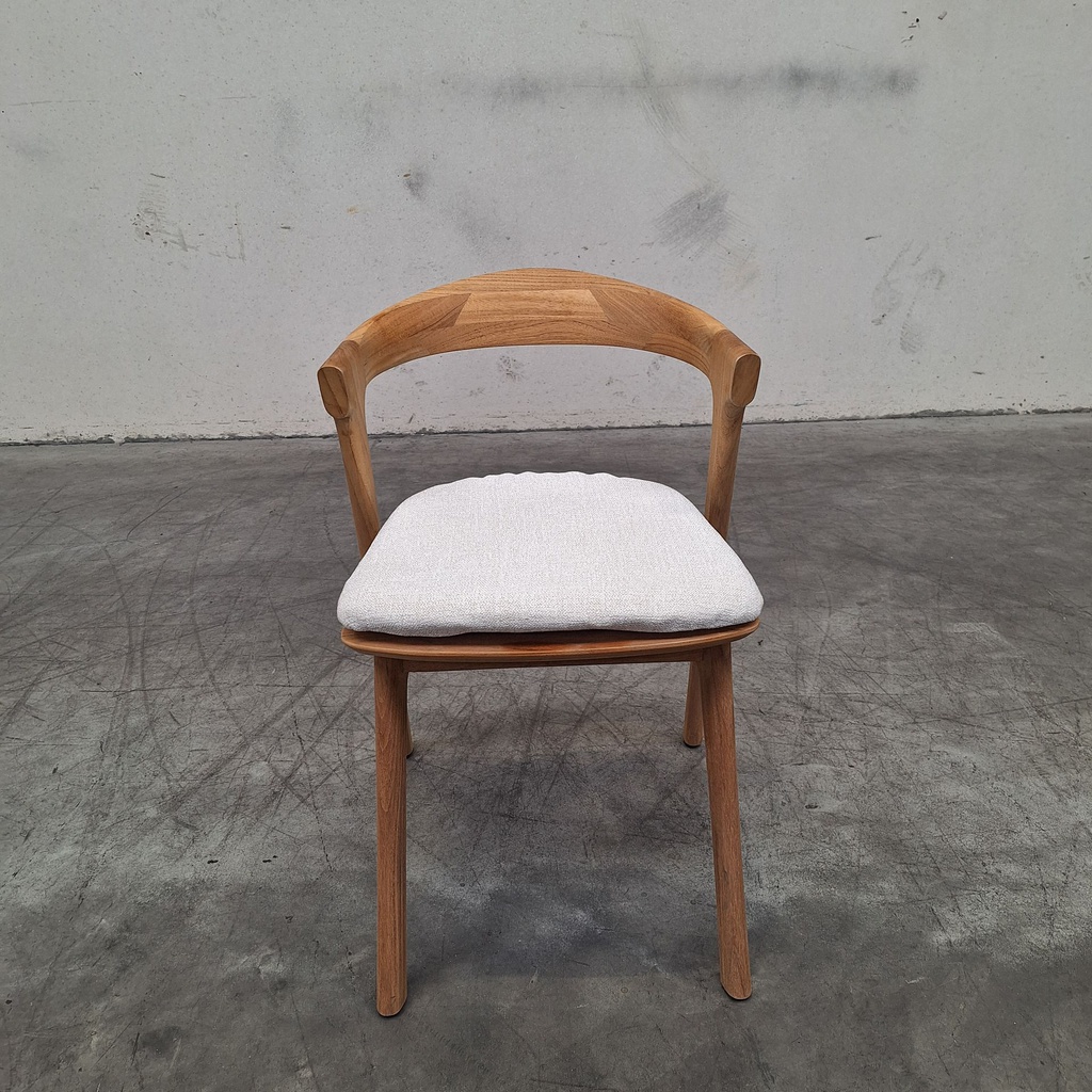 Bok outdoor dining chair with cushion