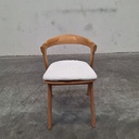 Bok outdoor dining chair with cushion
