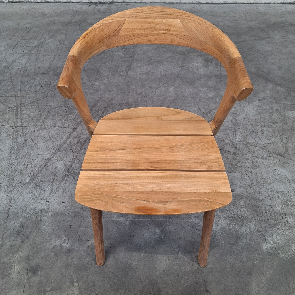 Bok outdoor dining chair with cushion