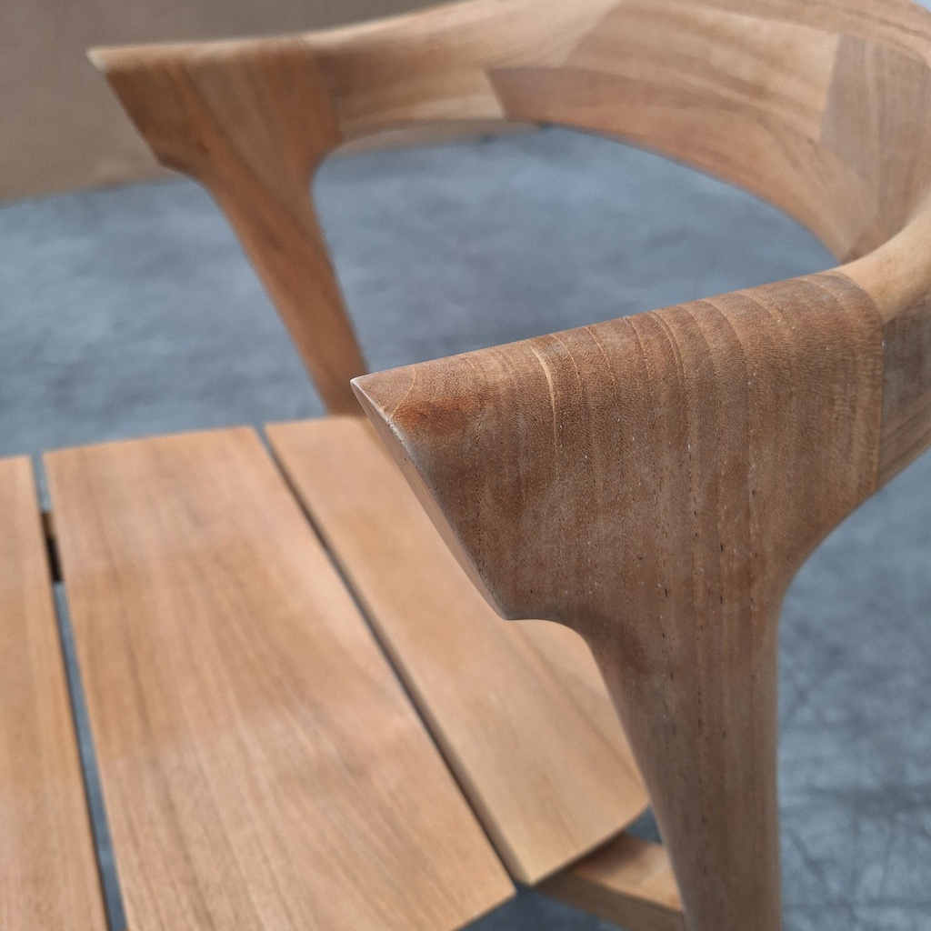 Bok outdoor dining chair with cushion