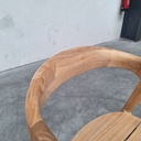 Bok outdoor dining chair with cushion