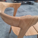 Bok outdoor dining chair with cushion