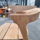 Bok outdoor dining chair with cushion