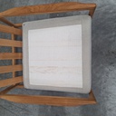 Jack outdoor lounge chair with cushion