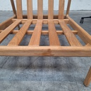 Jack outdoor lounge chair with cushion