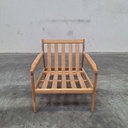 Jack outdoor lounge chair with cushion